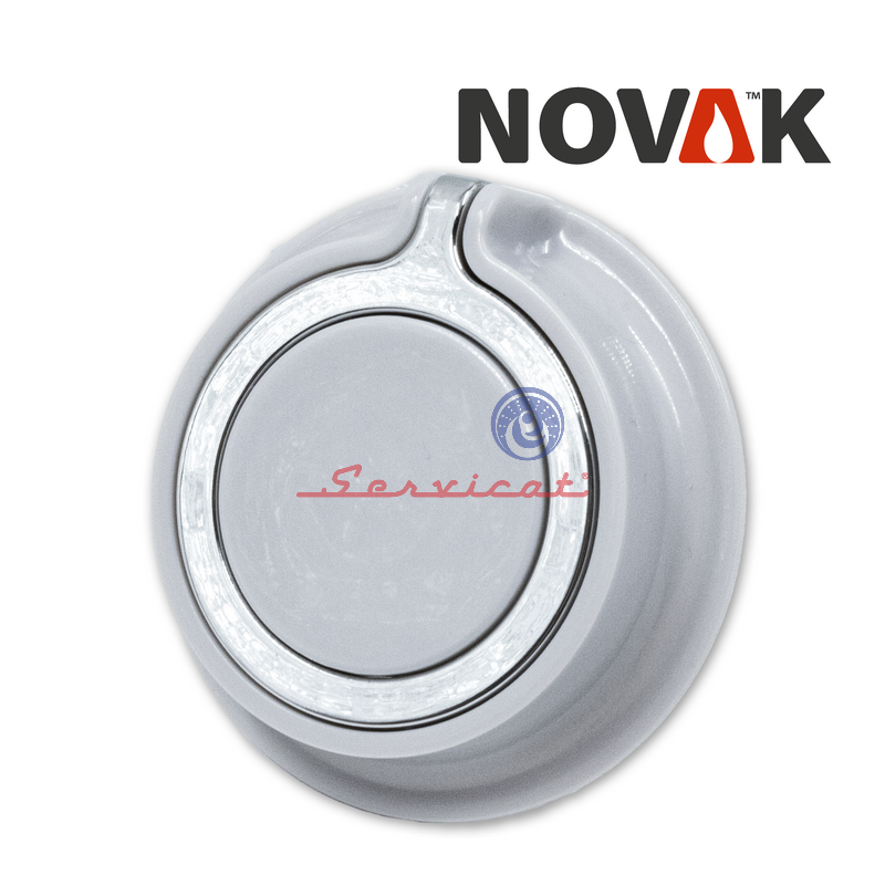 PERILLA PLÁSTICA DE TIMER CON VÁSTAGO REDONDO ØEXT: 5.7CM NOVAK LAVADORA DOBLE TINA ELECTROLUX