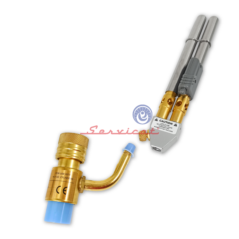 ANTORCHA DE SOLDADURA DOBLE CON ENCENDEDOR SIN MANGUERA POTE DE GAS MAPP TODAS LAS MARCAS