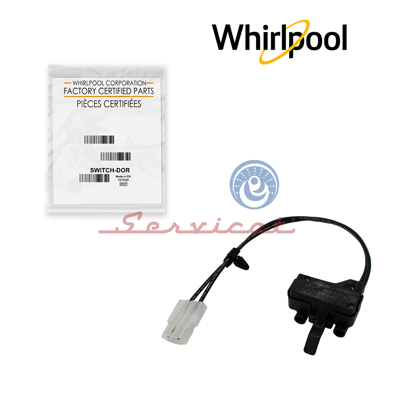 SWITCH PUERTA  ORIGINAL LAVADORA Y SECADORA WHIRLPOOL