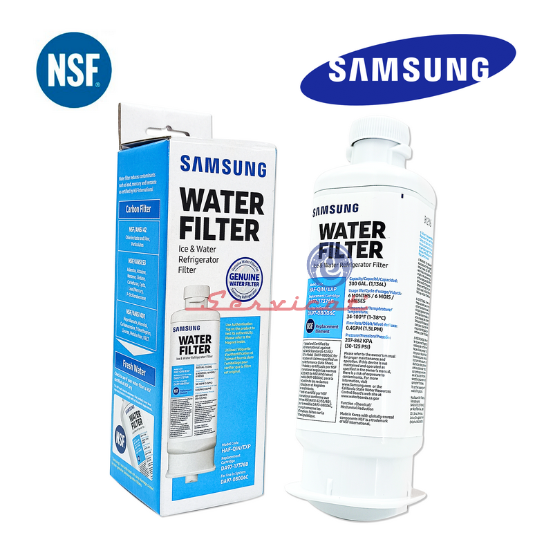 FILTRO AGUA 0.4GPM ORIGINAL ICE MAKER SAMSUNG