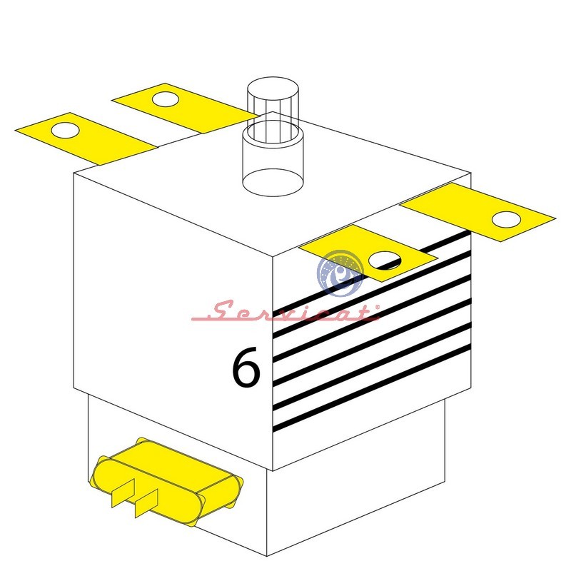 MAGNETRON 6 ALETAS ORIGINAL MICROONDAS LG