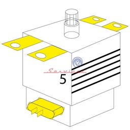 [925] MAGNETRON 5 ALETAS MICROONDAS LG - SAMSUNG