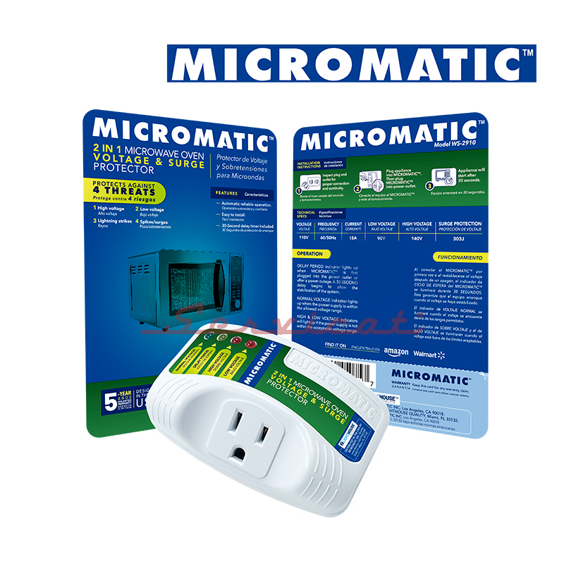 PROTECTOR/CORTAPICOS UN CONECTOR MICROMATIC MICROONDAS TODAS LAS MARCAS