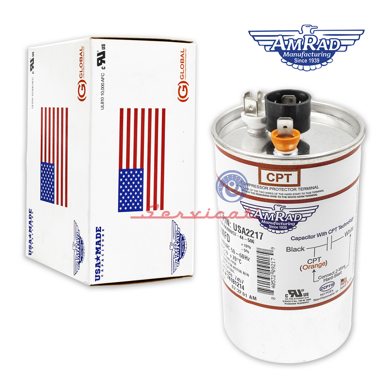 CAPACITOR DE MARCHA 50UF A 370 - 440VAC ORIGINAL AIRE ACONDICIONADO TODAS LAS MARCAS