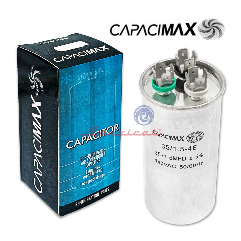 CAPACITOR DE MARCHA 35 + 1.5UF A 440VAC CAPACIMAX AIRE ACONDICIONADO LG