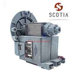 [3375] SOLO MOTOR PARA BOMBA DE DRENAJE 50W SCOTIA LAVADORA WHIRLPOOL