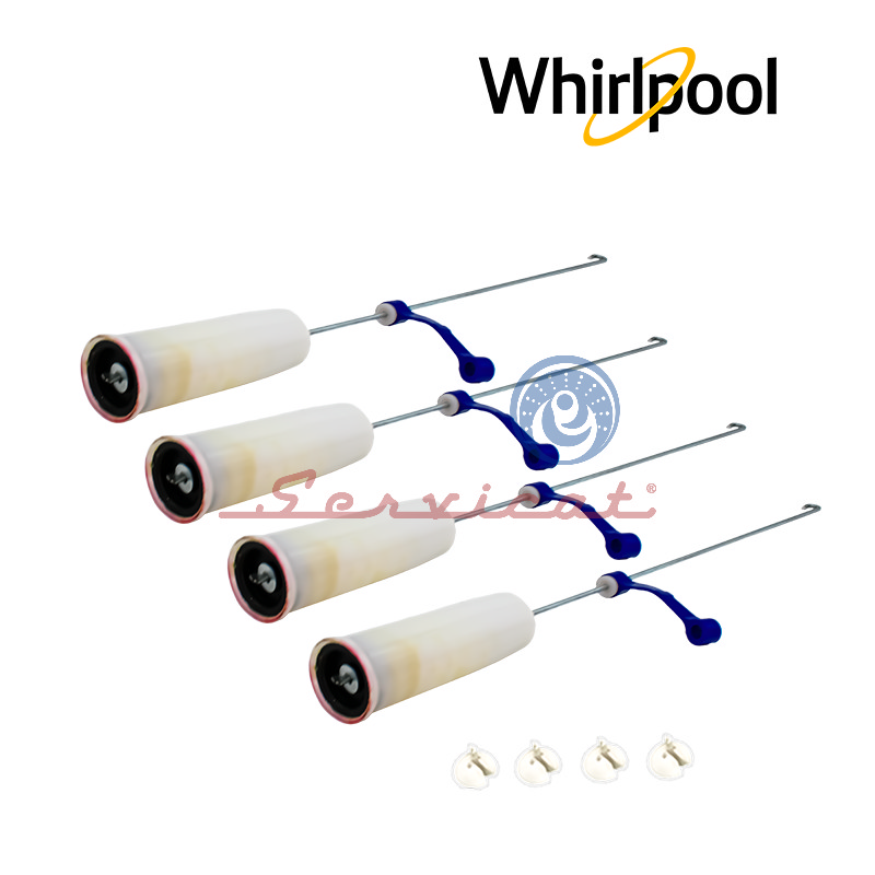 KIT BARRAS DE SUSPENSIÓN 58CM ORIGINAL LAVADORA HACEB  - WHIRLPOOL