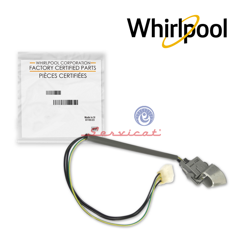 SWITCH ORIGINAL PUERTA LAVADORA WHIRLPOOL