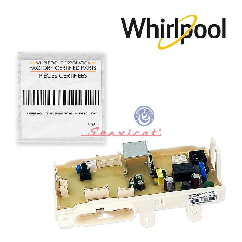 CEREBRO/PANEL/TARJETA ELECTRONICA ORIGINAL LAVADORA WHIRLPOOL