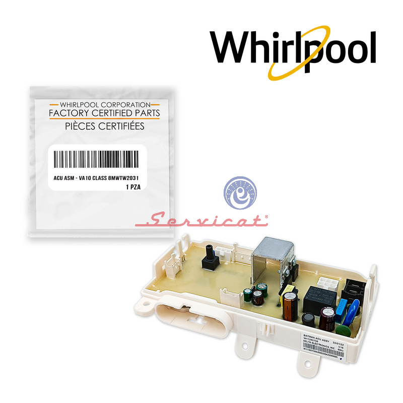 TARJETA ELECTRÓNICA DE CONTROL 7 CONECTORES - 120V ORIGINAL LAVADORA WHIRLPOL XPERT SYSTEM