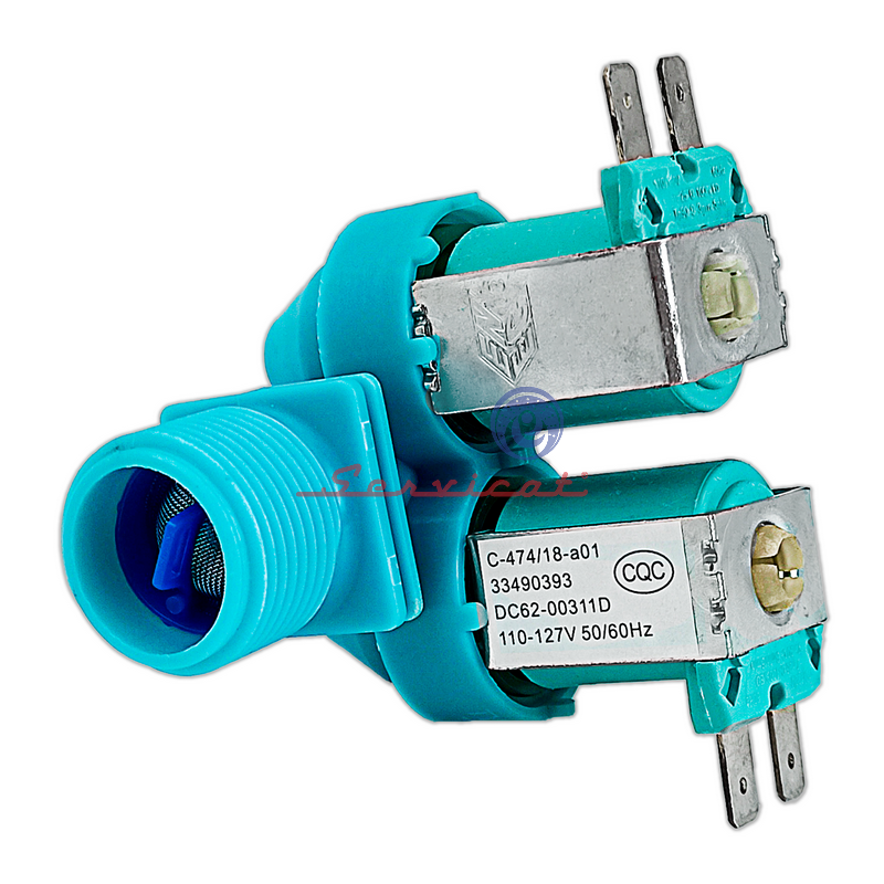 ELECTROVÁLVULA 2 SOLENOIDES - 110V A 127V LAVADORA SAMSUNG