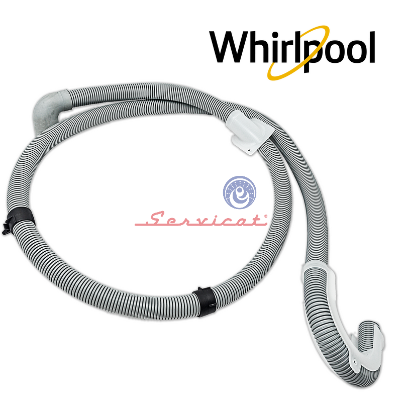 MANGUERA DE DESFOGUE DE AGUA 2.10M ORIGINAL LAVADORA WHIRLPOOL - MAYTAG