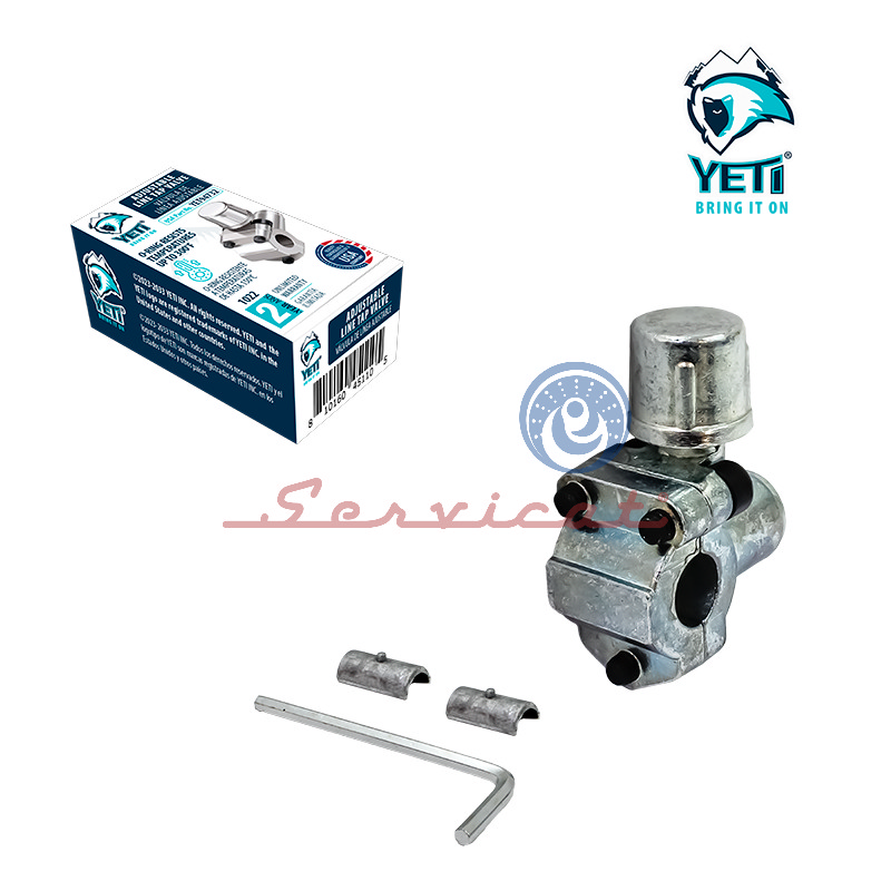 VÁLVULA DE PINCHAR TUBERÍA 1/4'' - 5/16'' - 3/8'' ORIGINAL YETI REFRIGERADORA TODAS LAS MARCAS