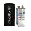 CAPACITOR DE MARCHA 15UF A 370VAC CAPACIMAX REFRIGERADORA TODAS LAS MARCAS