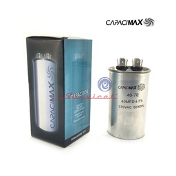 [12040] CAPACITOR DE MARCHA 40UF A 370VAC CAPACIMAX REFRIGERADORA TODAS LAS MARCAS