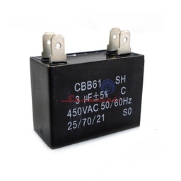 [12143] CAPACITOR DE MARCHA 3UF A 450VAC REFRIGERADORA MABE