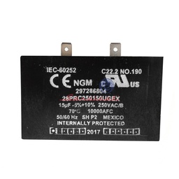 [12315] CAPACITOR DE MARCHA 15UF A 250VAC REFRIGERADORA ELECTROLUX - FRIGIDAIRE