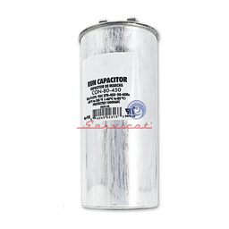 [12380] CAPACITOR DE MARCHA 80UF A 370 - 450VAC REFRIGERADORA TODAS LAS MARCAS