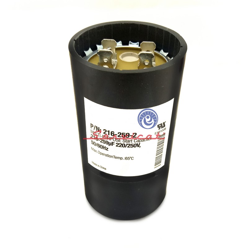 CAPACITOR DE ARRANQUE 216 - 259UF A 250VAC REFRIGERACIÓN COMERCIAL TODAS LAS MARCAS