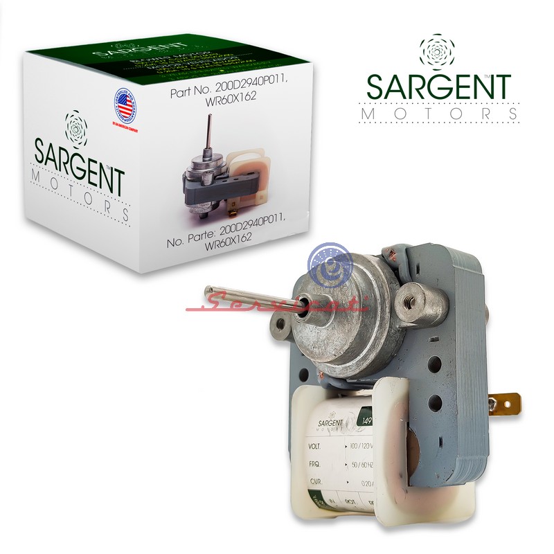 MOTOR VENTILADOR 10.5W SARGENT REFRIGERADORA INDURAMA - MABE