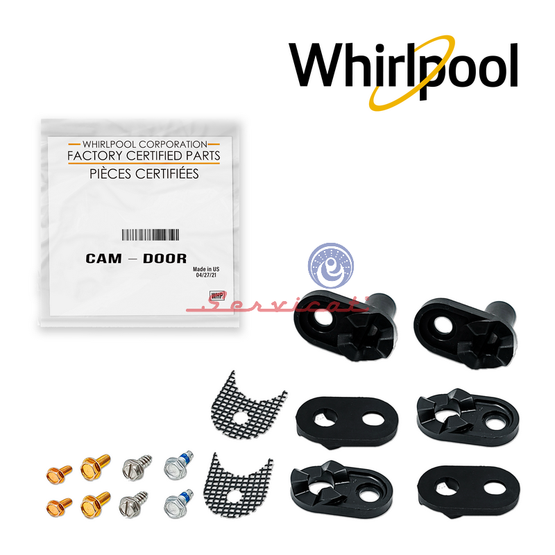 KIT CAM BISAGRA ORIGINAL REFRIGERADORA WHIRLPOOL