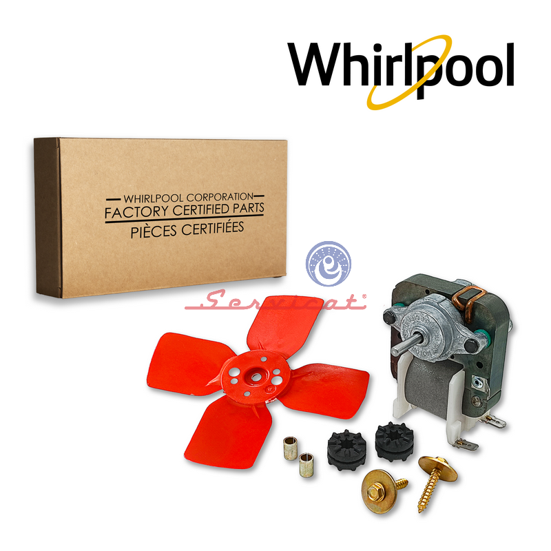 MOTOR VENTILADOR 3.3W ORIGINAL REFRIGERADORA WHIRLPOOL