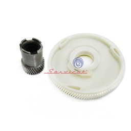 [2326] KIT ENGRANAJE LAVADORA PLASTICO CENTRAL  Y PIÑÓN METALICO TRANSMISIÓN WHIRLPOOL