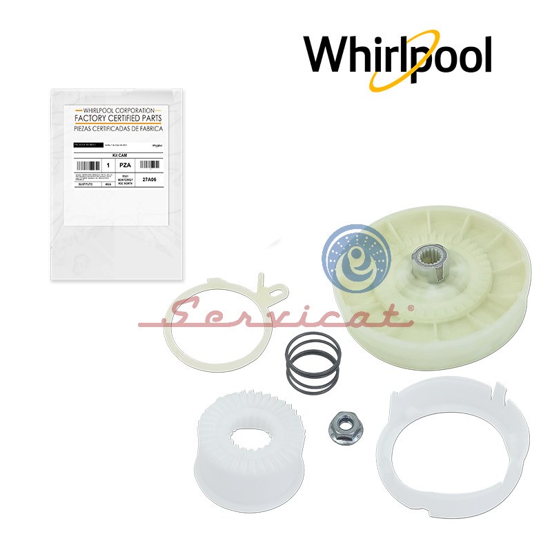 KIT DE EMBRAGUE COMPLETO CON POLEA ORIGINAL LAVADORA WHIRLPOOL