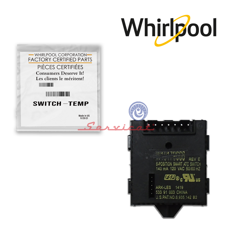 SWITCH ORIGINAL LAVADORA WHIRLPOOL