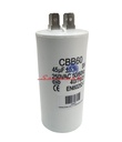 CAPACITOR DE MARCHA 45UF A 250VAC LAVADORA WHIRLPOOL - ELECTROLUX