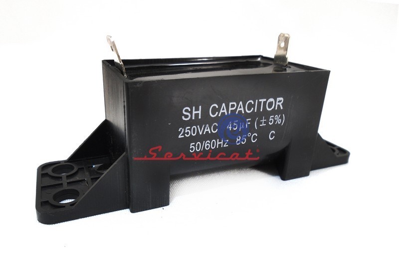 CAPACITOR DE MARCHA 45UF A 250VAC LAVADORA SAMSUNG