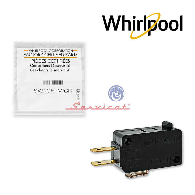 SOLO MICROSWITCH ORIGINAL LAVADORA  GENERAL ELECTIC - MABE - WHIRLPOOL