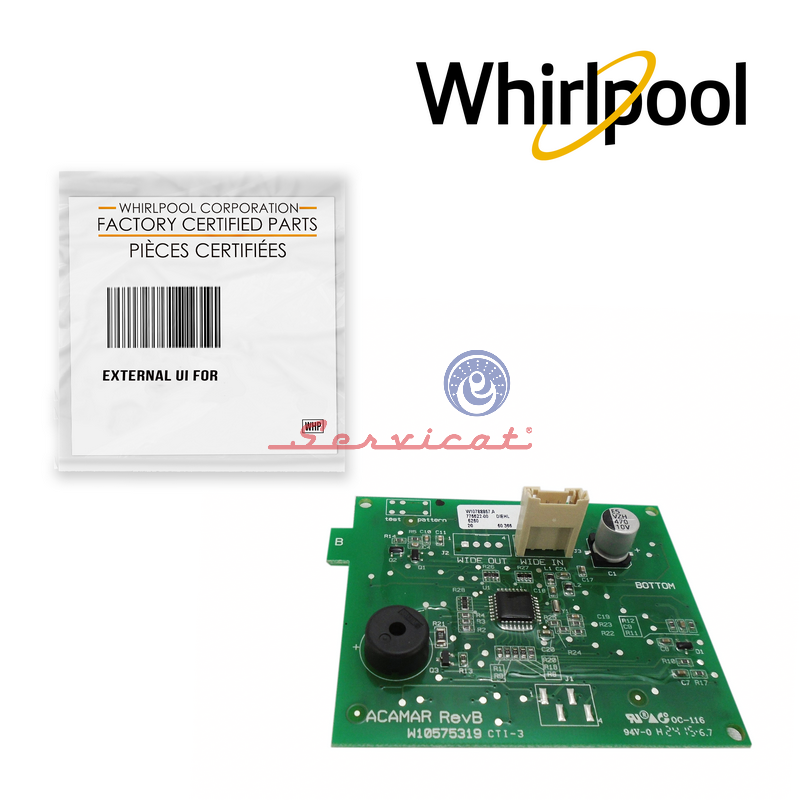 CEREBRO/PANEL/TARJETA ELECTRONICA ORIGINAL LAVADORA WHIRLPOOL MEXICANA