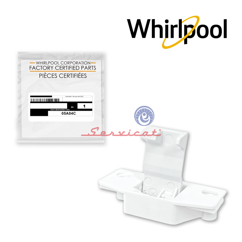 SEGURO PUERTA RECTANGULAR ORIGINAL LAVADORA WHIRLPOOL