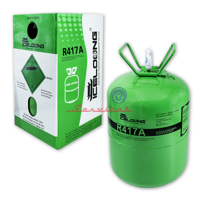 BOMBONA DE GAS R417A - 25LB REFRIGERADORA TODAS LAS MARCAS