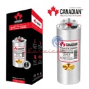 CAPACITOR DE MARCHA 55+5UF A 370-440VAC ORIGINAL CANADIAN AIRE ACONDICIONADO TODAS LAS MARCAS