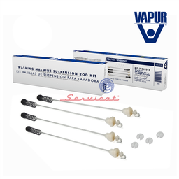 [3990] KIT BARRAS DE SUSPENSIÓN VAPUR™ LAVADORA WHIRLPOOL