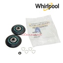 KIT RUEDA SOPORTE TAMBOR 8CM ORIGINAL SECADORA WHIRLPOOL