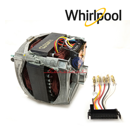 [3201] MOTOR 1/2HP ORIGINAL LAVADORA WHIRLPOOL - MAYTAG