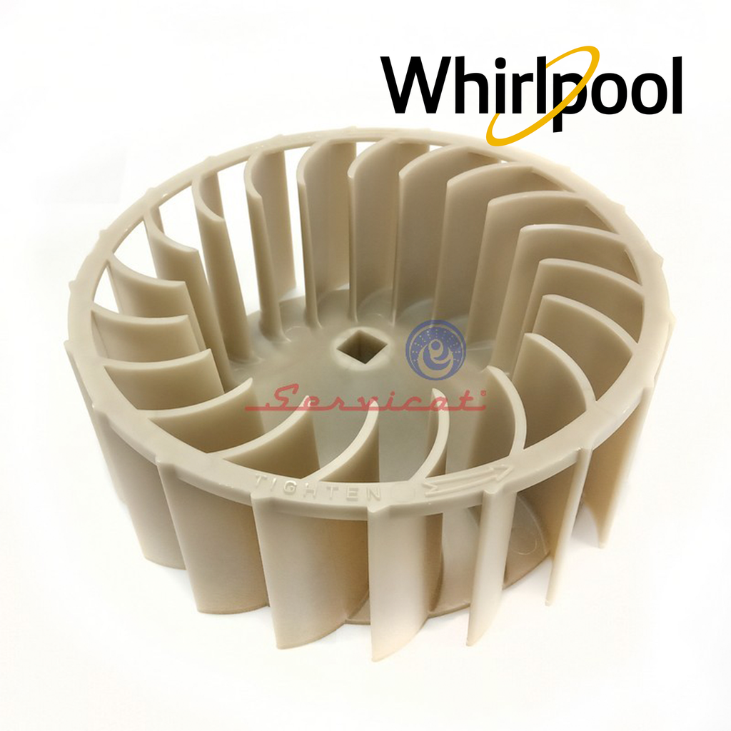 VENTILADOR 20 ALETAS ORIGINAL SECADORA  WHIRLPOOL