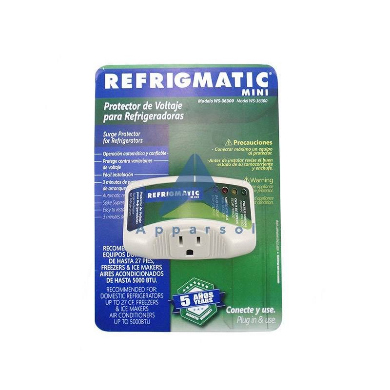 ***BAJO PEDIDO*** PROTECTOR DE VOLTAJE 110V-3MIN-10A REFRIGMATIC MINI REFRIGERADORA TODAS LAS MARCAS