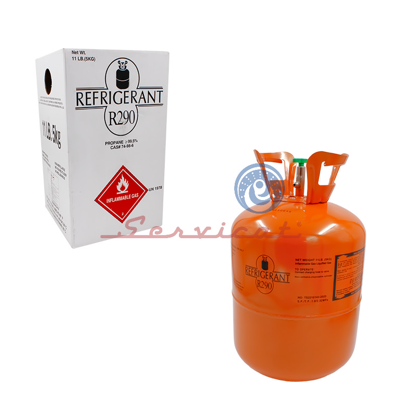 BOMBONA DE GAS REFRIGERANTE R290 - 5KG ORIGINAL REFRIGERACIÓN COMERCIAL TODAS LAS MARCAS
