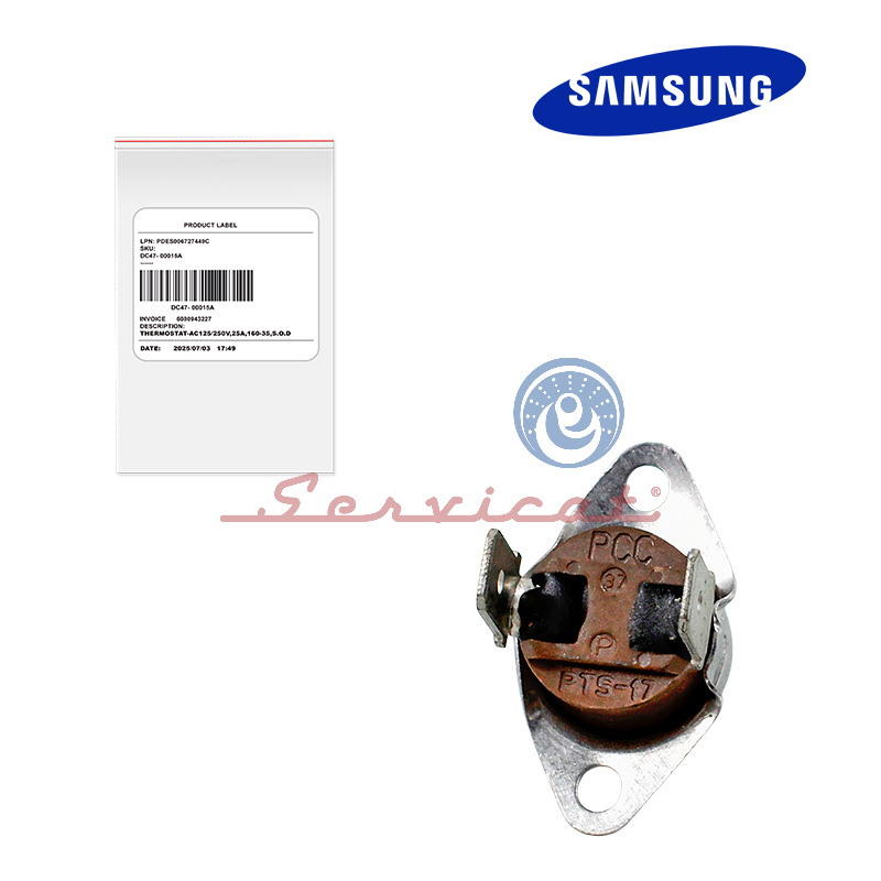 FUSIBLE TÉRMICO 35° - 160°C ORIGINAL SECADORA SAMSUNG