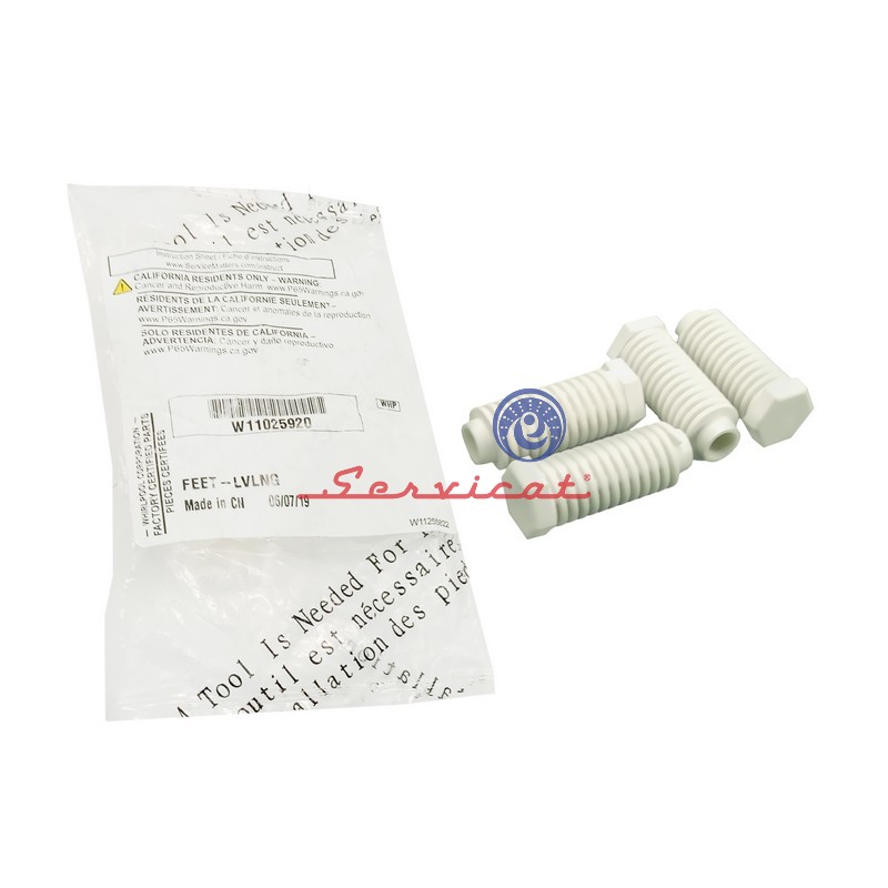 KITS PATAS ORIGINALES SECADORA  WHIRLPOOL