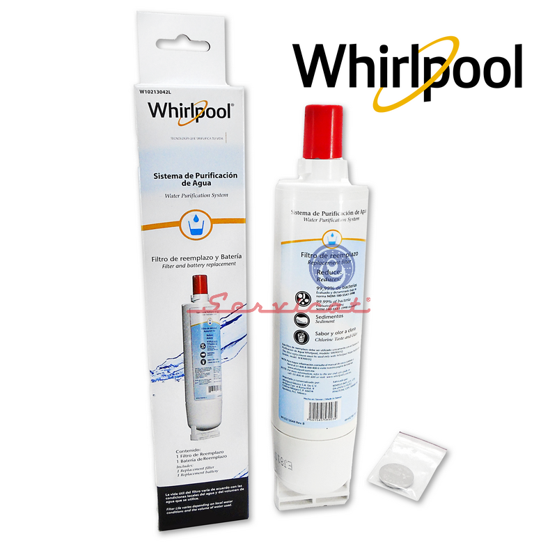 FILTRO DE AGUA 300GAL ORIGINAL ICE MAKER REFRIGERADORA WHIRLPOOL