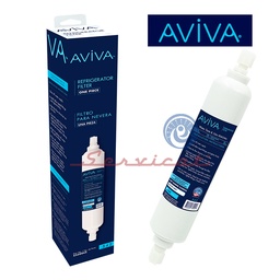FILTRO DE AGUA EXTERNO 1500GAL AVIVA ICE MAKER REFRIGERADORA FRIGIDAIRE-ELECTROLUX-LG-WHIRLPOOL