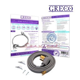 CABLE DE ENERGÍA/CHICOTE 1.22M GRECO COCINA WHIRLPOOL - GENERAL ELECTRIC - ELECTROLUX - FRIGIDAIRE