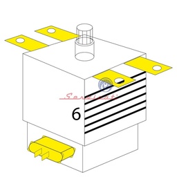 MAGNETRON 6 ALETAS ORIGINAL MICROONDAS LG