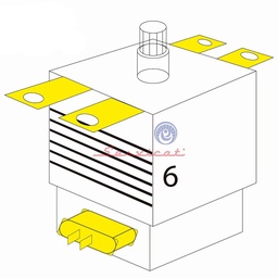 MAGNETRON 6 ALETAS MIST MICROONDAS WHIRLPOOL