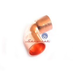 ACOPLE CODO DE COBRE 3/8'' A 90° AIRE ACONDICIONADO TODAS LAS MARCAS